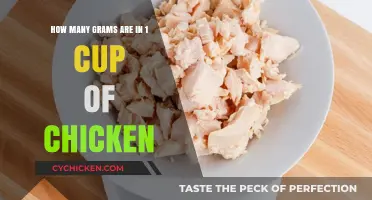 Chicken Cup Weighing: How Many Grams?