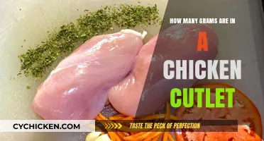 Chicken Cutlet Weights: How Many Grams?