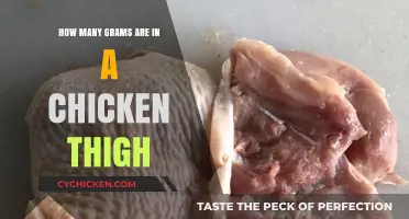 Chicken Thigh Weight Guide: Grams in a Thigh Revealed