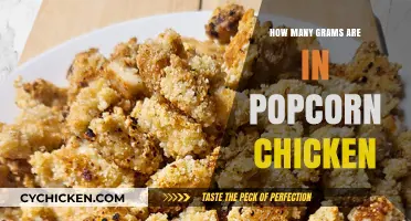 Popcorn Chicken Portions: Uncovering the Gram Count in Every Bite