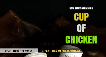 Chicken Cup Weighing: How Many Grams?