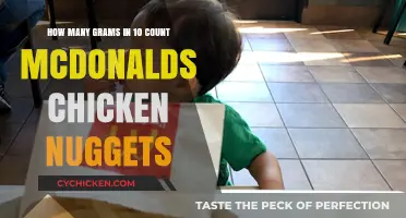 McDonald's Chicken Nuggets: Unveiling the Weight of a 10-Piece Order
