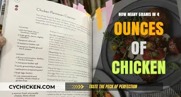 Converting Ounces to Grams: How Much is 4 Ounces of Chicken?