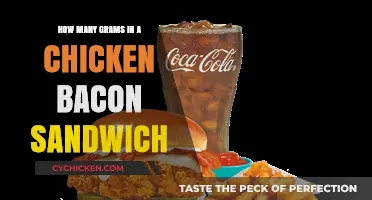 Chicken Bacon Sandwich: Unveiling the Gram Count in Every Layer