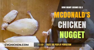 McDonald's Chicken Nugget Weight: Unveiling the Grams in Each Bite
