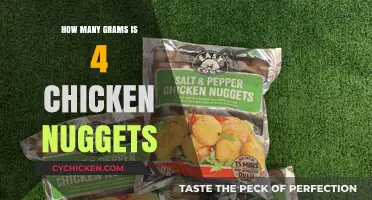 Unveiling the Weight: How Many Grams in 4 Chicken Nuggets?