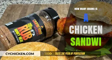 Chicken Sandwich Weight: Grams in Your Favorite Fast Food Treat
