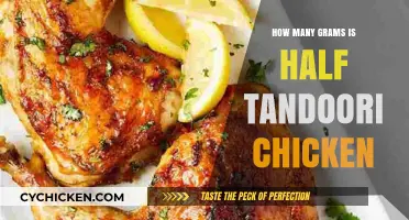 Half Tandoori Chicken Weight: Grams and Portion Guide