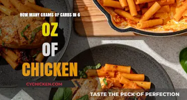 Chicken Carb Count: How Many Grams in 6 Oz?
