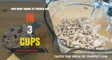 Converting Cups of Chicken to Grams: Easy Guide