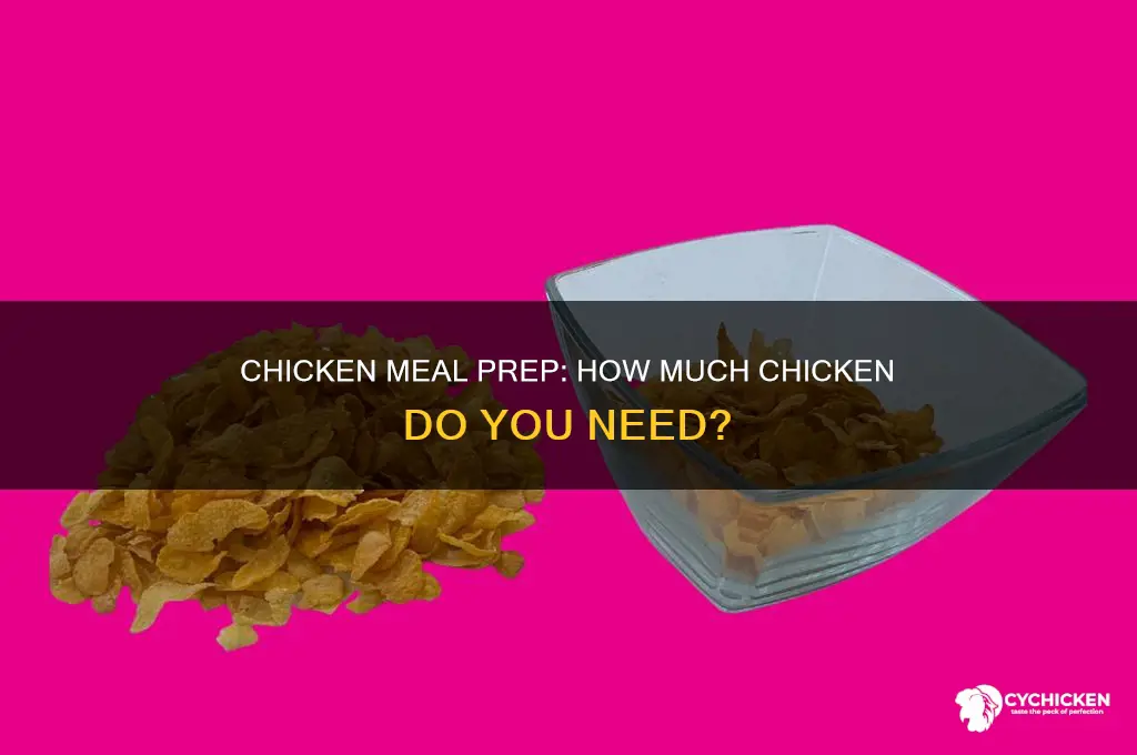 how many grams of chicken for meal prep