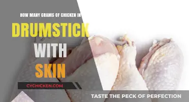 Chicken Drumsticks: Skin-On Weight and Nutrition