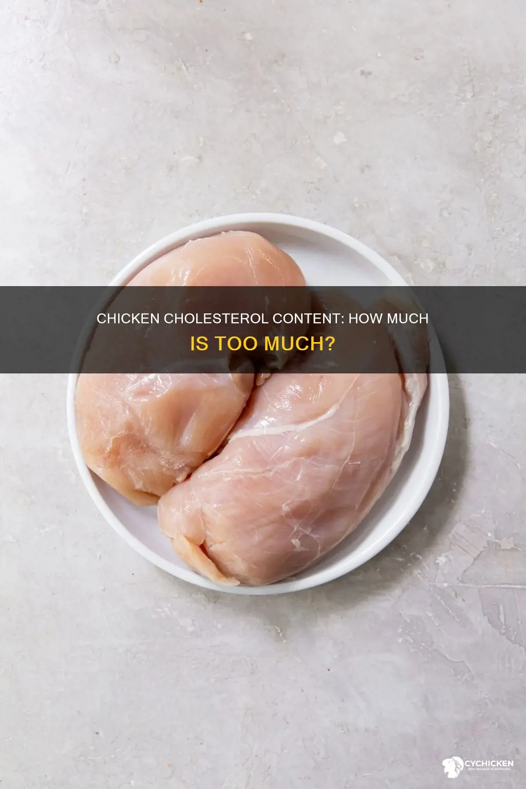 how many grams of chlesterol in 8ounces of chicken