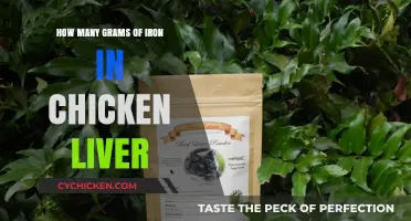 Iron Intake: Chicken Liver's Surprising Gram Count