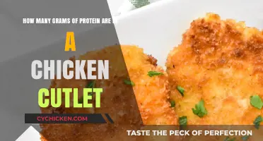 Chicken Cutlet Protein: How Much Is There?