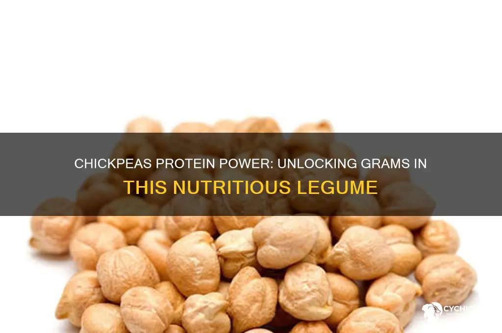 how many grams of protein chick peas