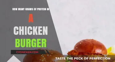 Chicken Burger Protein: How Many Grams?