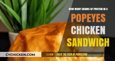 Popeyes Chicken Sandwich Protein Content: A Nutritional Breakdown