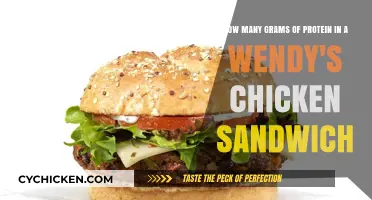 Wendy's Chicken Sandwich Protein Content: A Nutritional Breakdown