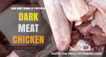Protein-rich Dark Meat Chicken: How Many Grams?