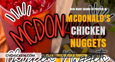 McDonald's Chicken Nuggets: Unveiling Their Protein Content in Grams