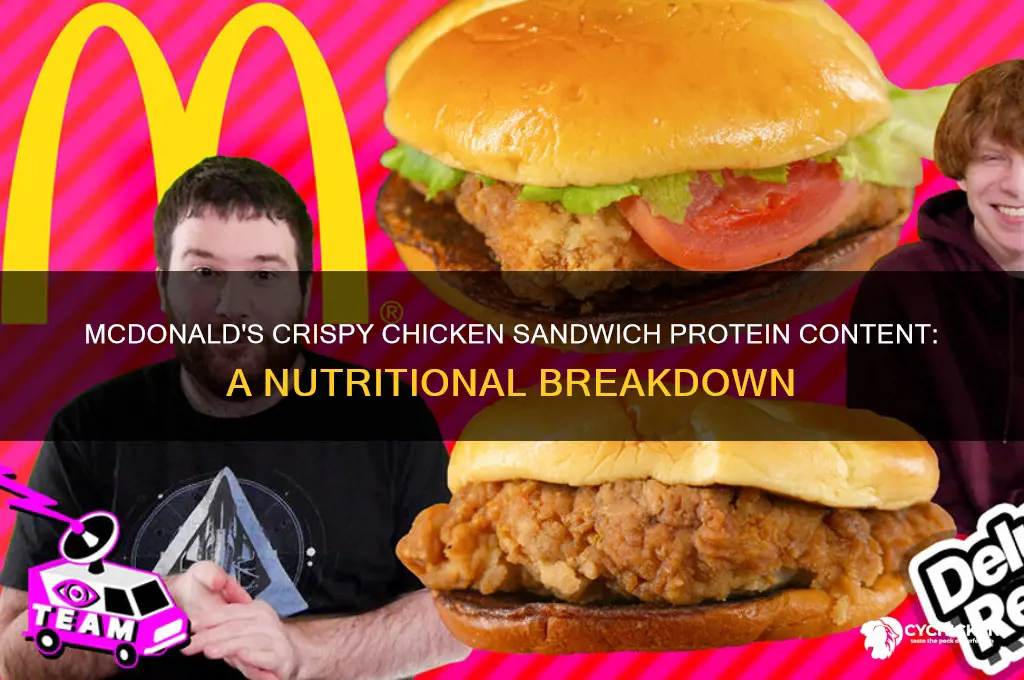 how many grams of protein in mcdonald