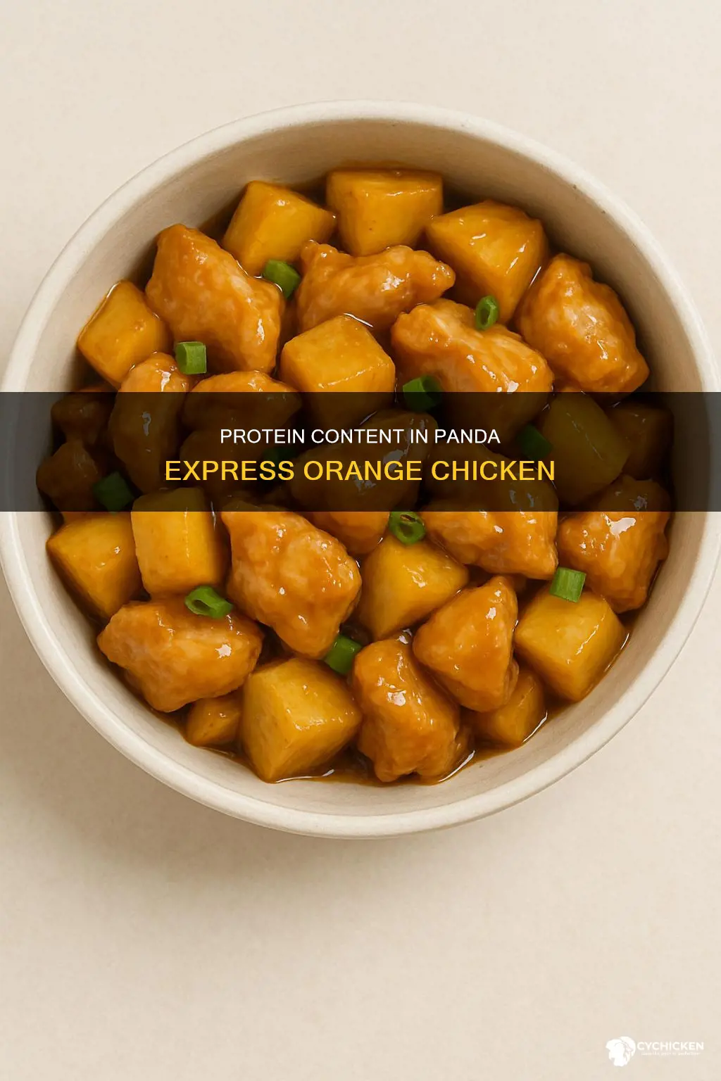 how many grams of protein in orange chicken panda express