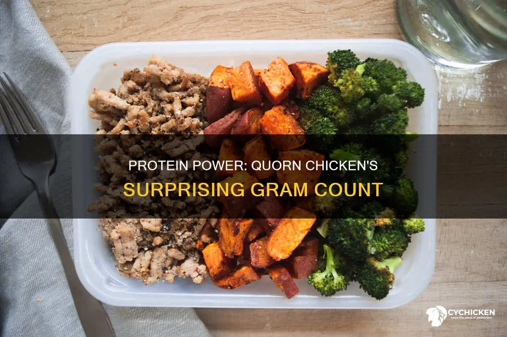 how many grams of protein in quorn chicken