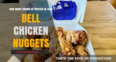 Taco Bell Chicken Nuggets: Unveiling Their Protein Content in Grams