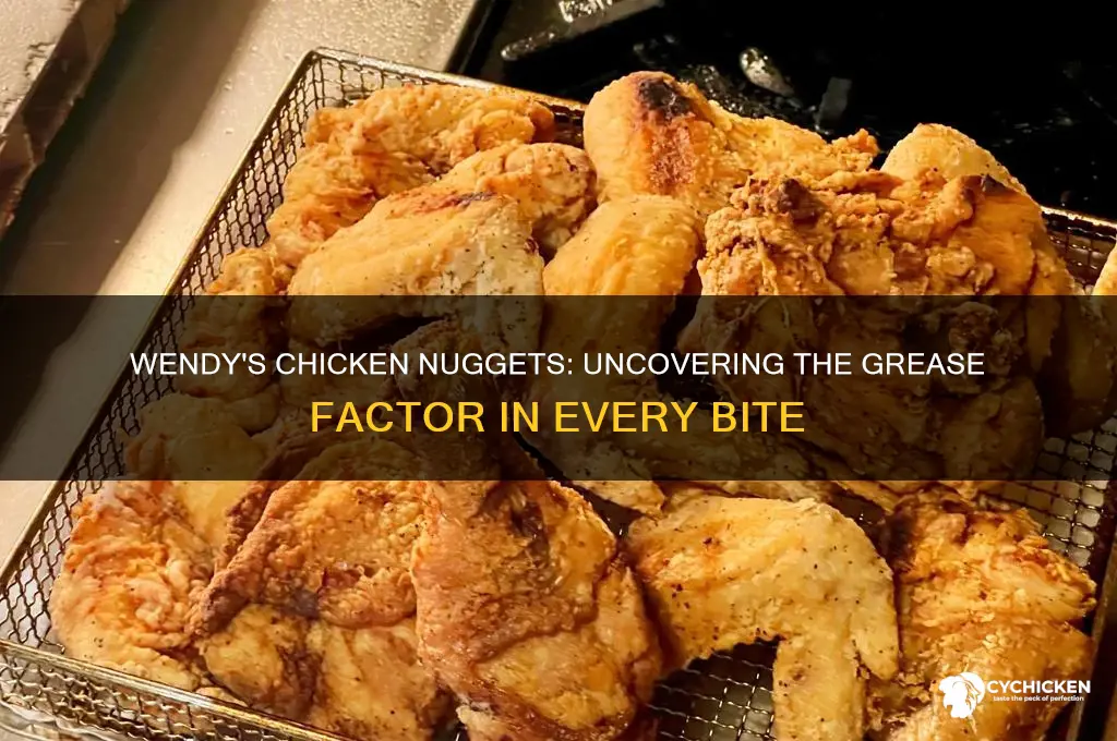 how many greace does wendys chicken nuggets have
