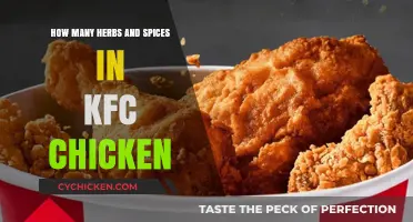 Secret Herbs and Spices in KFC Chicken: How Many?