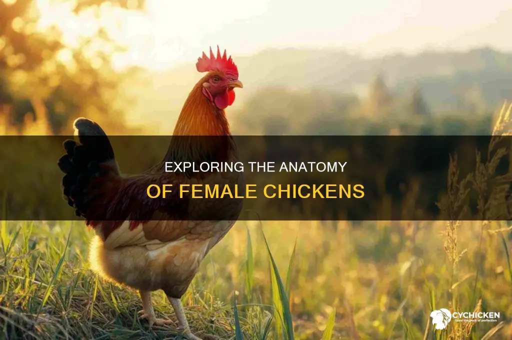 how many holes does a female chicken have