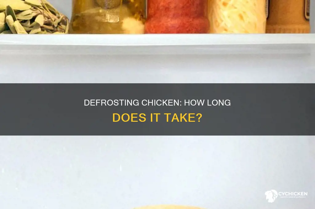 how many hours does chicken take to defrost