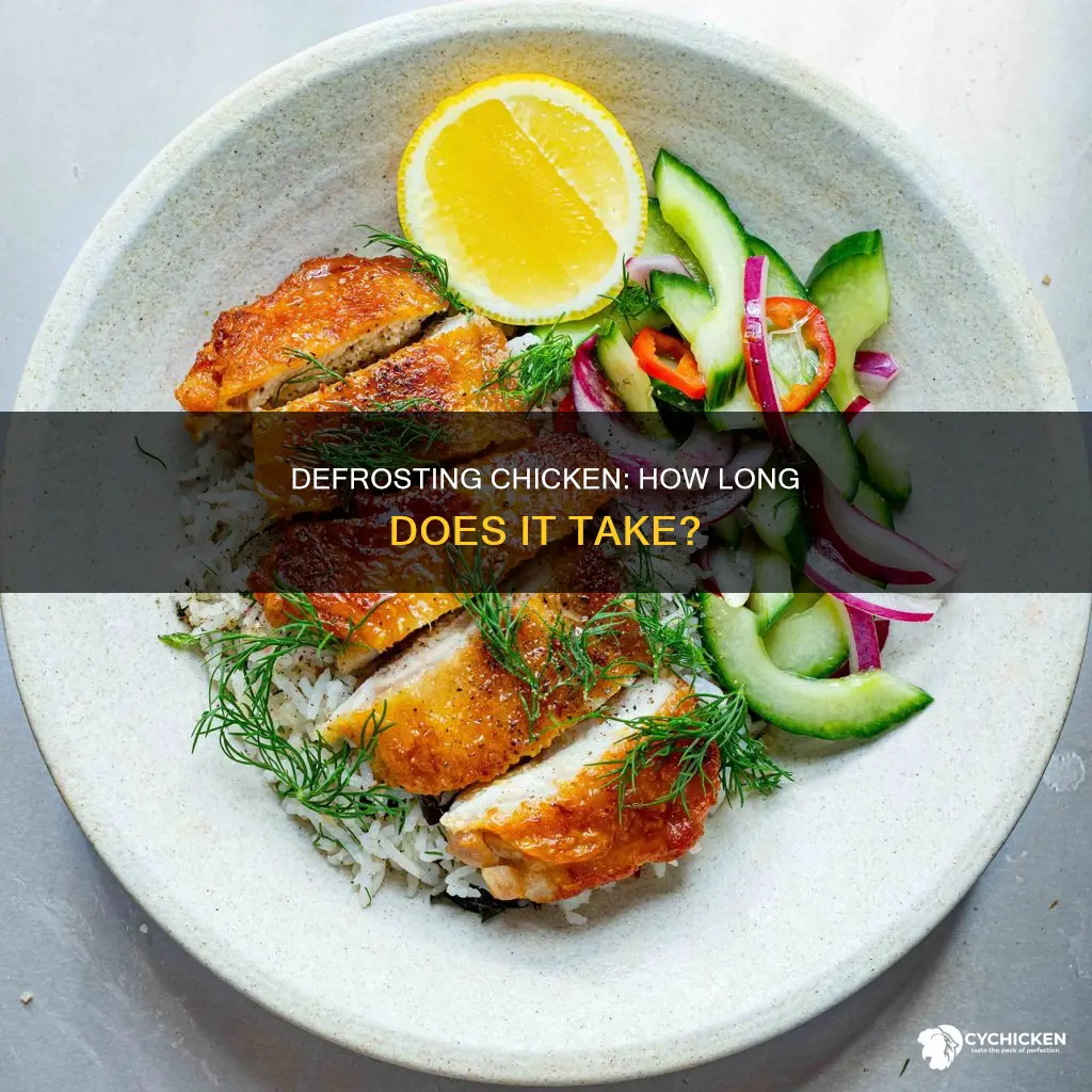 how many hours does it take to thaw chicken