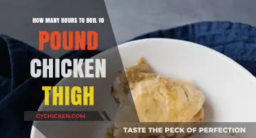 Perfectly Boiled 10-Pound Chicken Thighs: Optimal Cooking Time Guide