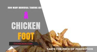 Chicken Feet Tendons: A Surprising Number