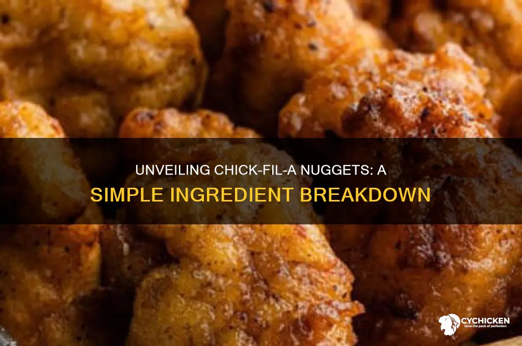 how many ingredients are in a chick-fil-a nuggets