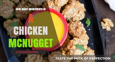 Unveiling the Surprising Ingredient List in a Chicken McNugget