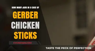 Gerber Chicken Sticks: How Many Jars Per Case?