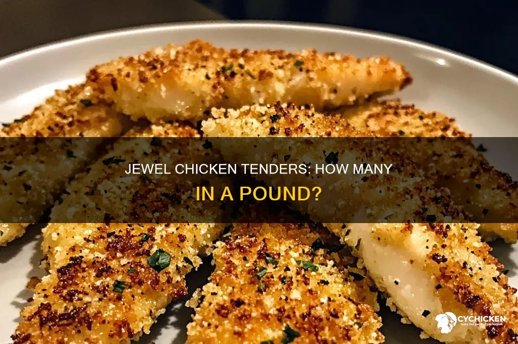 how many jewel chicken tenders in a pound