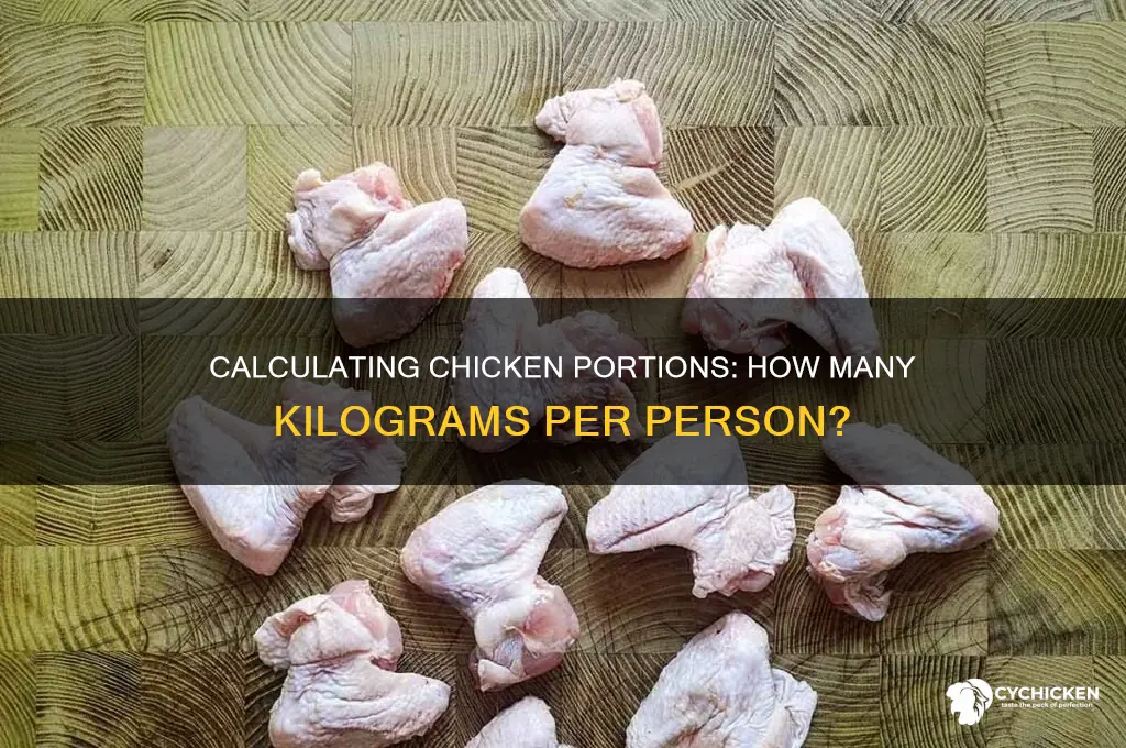 how many kilograms of chicken per person