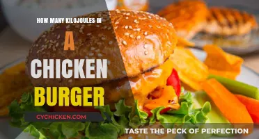 Chicken Burger Calories: Unveiling the Kilojoule Count in Your Favorite Meal