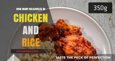 Chicken and Rice Calories: Uncovering Kilojoule Content in Your Meal