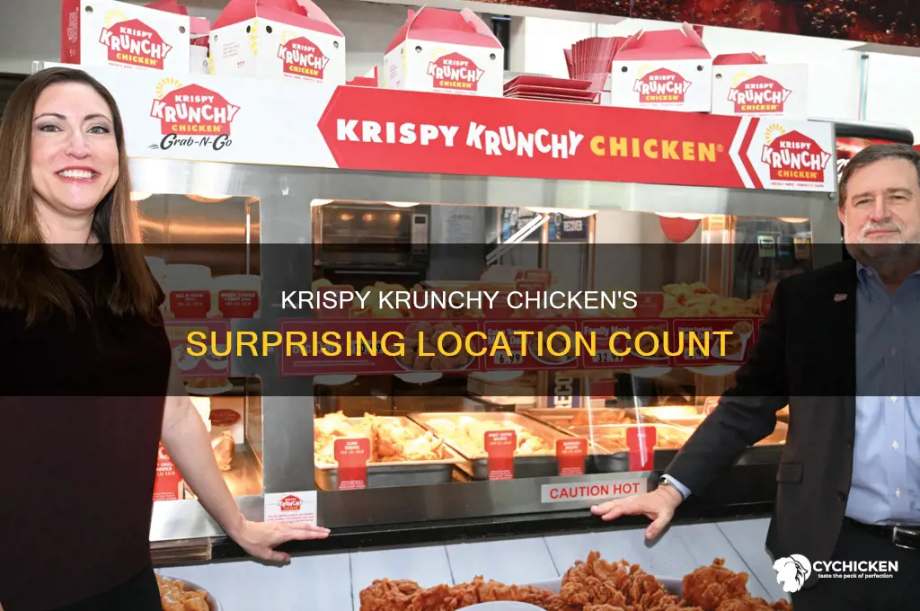 how many krispy krunchy chicken locations are there