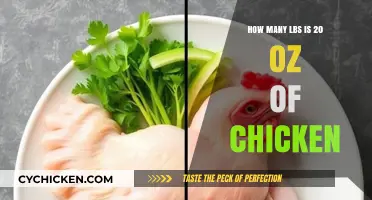 Converting Chicken Weights: Ounces to Pounds