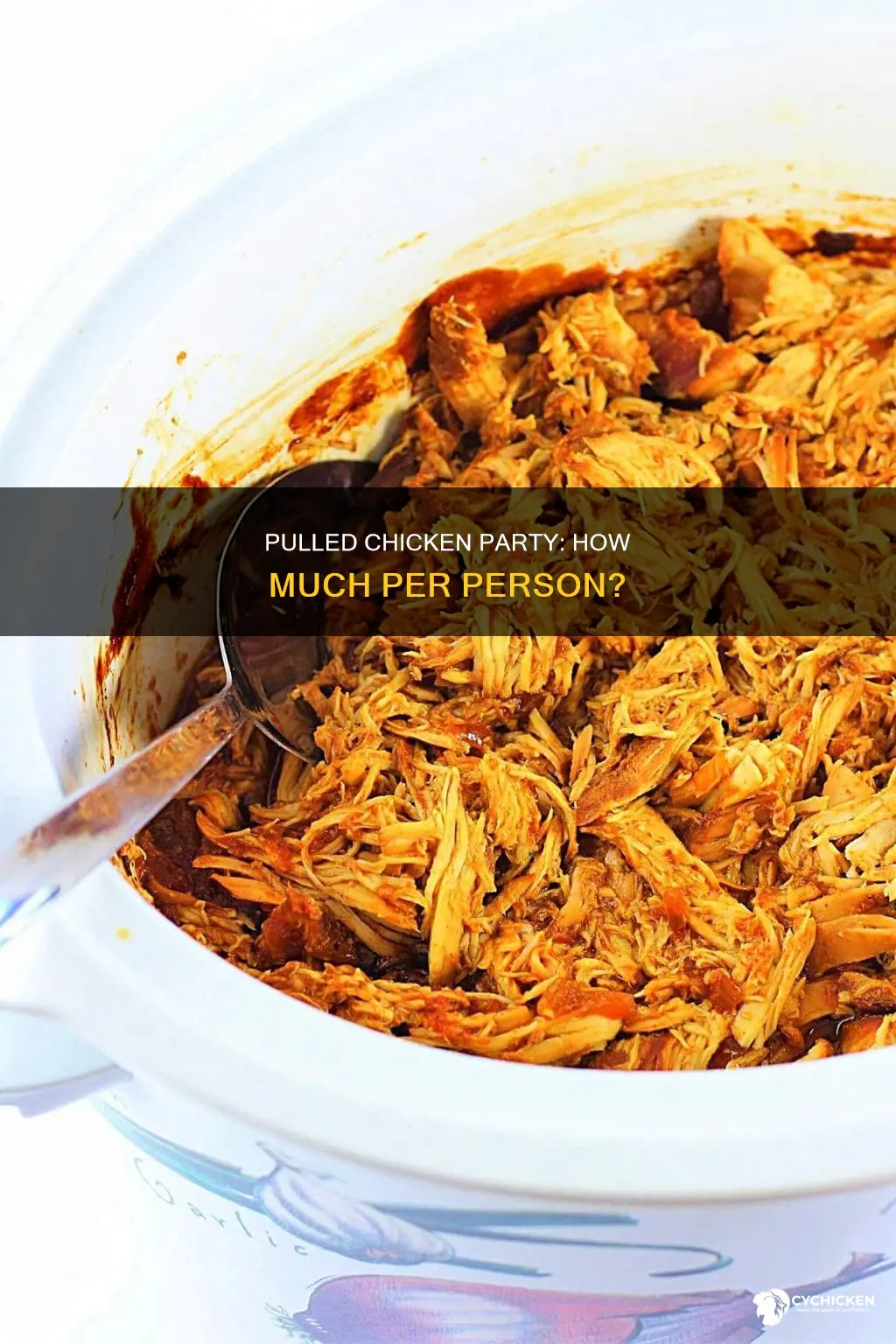 how many lbs of chicken per person for pulled chicken