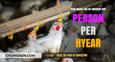 Chicken Consumption: How Many Pounds Per Person?