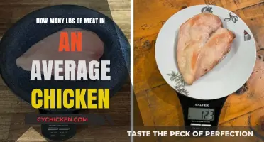 Meat on an Average Chicken: How Much?