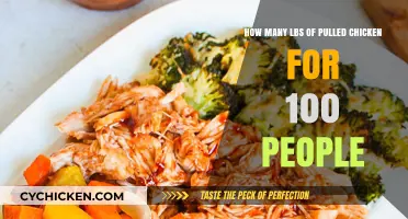 Catering for a Crowd: Pulled Chicken Portions for 100 People
