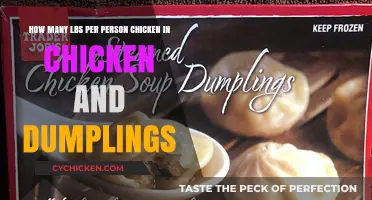 Chicken and Dumplings: How Much Chicken Per Person?